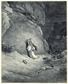 HAGAR ANDD ISHMAEL IN THE WILDERNESS