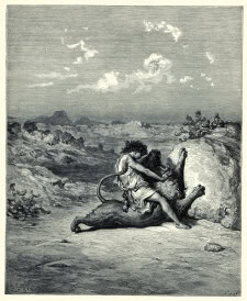 SAMSON SLAYING THE LION