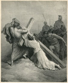 CRUCIFIXION - CHRIST FAINTING UNDER THE CROSS